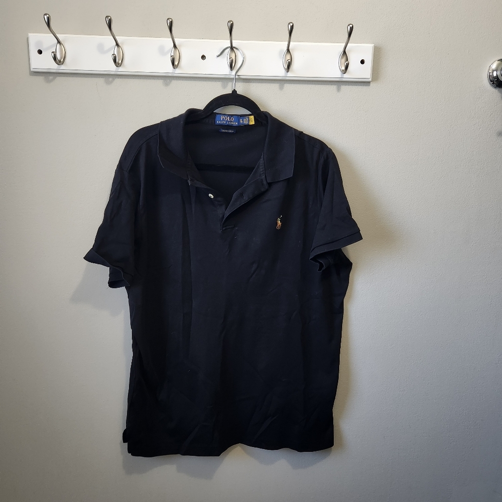 Polo Ralph Lauren  Custom slim fit Size XL  black Polo